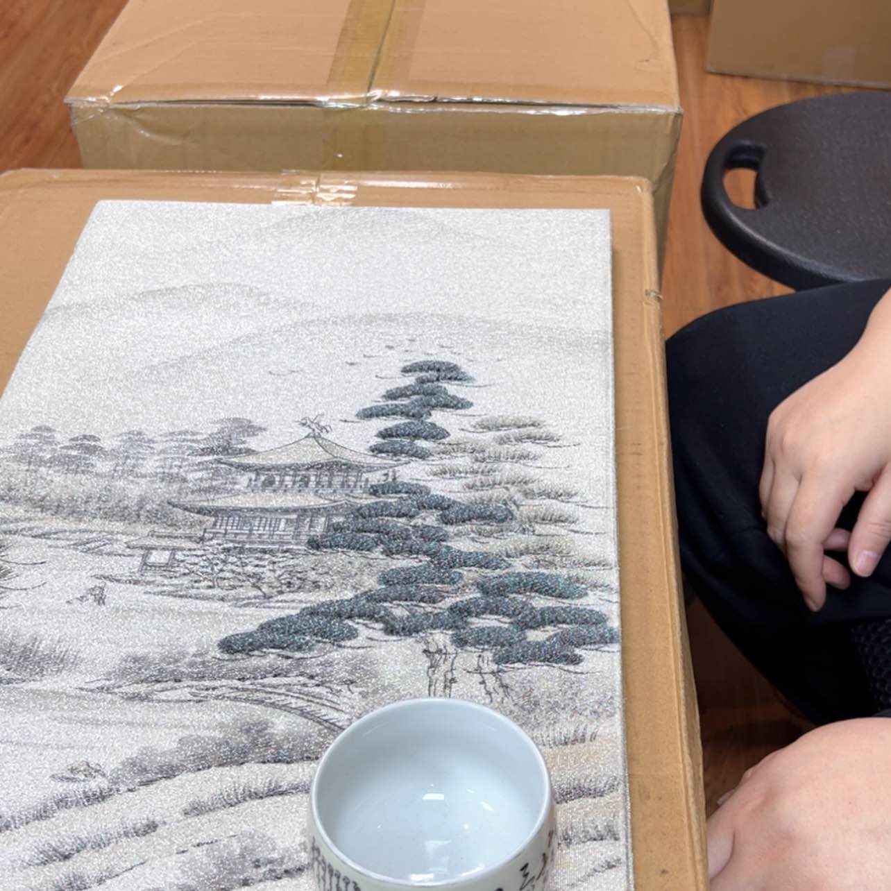 【闪购商品】天**呀陶瓷马克杯带盖勺