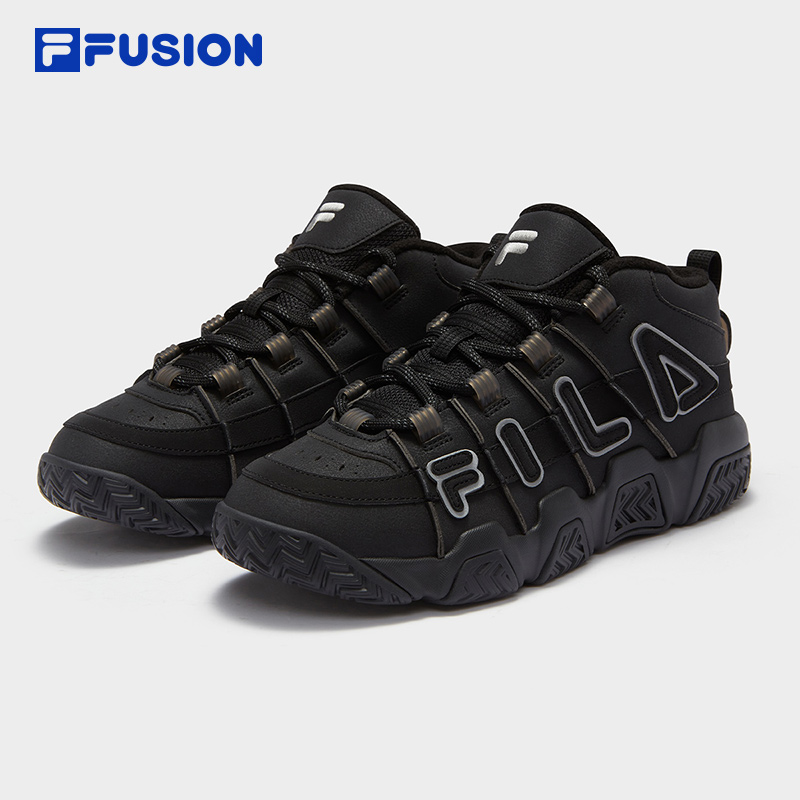 FILA FUSION男款时尚潮流休闲舒适百搭经典复古篮球鞋T12M443221F