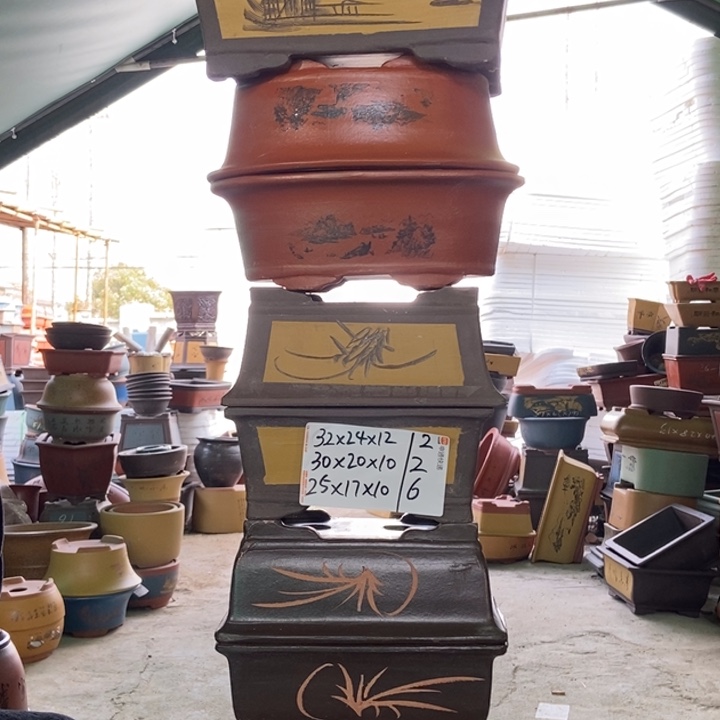 紫砂花盆紫砂紫砂