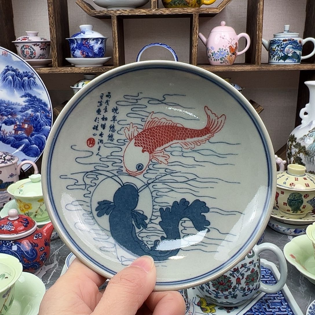 碟陶瓷景德镇陶瓷567老厂瓷50