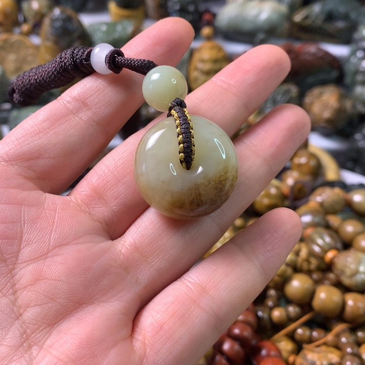 未镶嵌岫岩河磨玉（透闪石质玉）笔搁