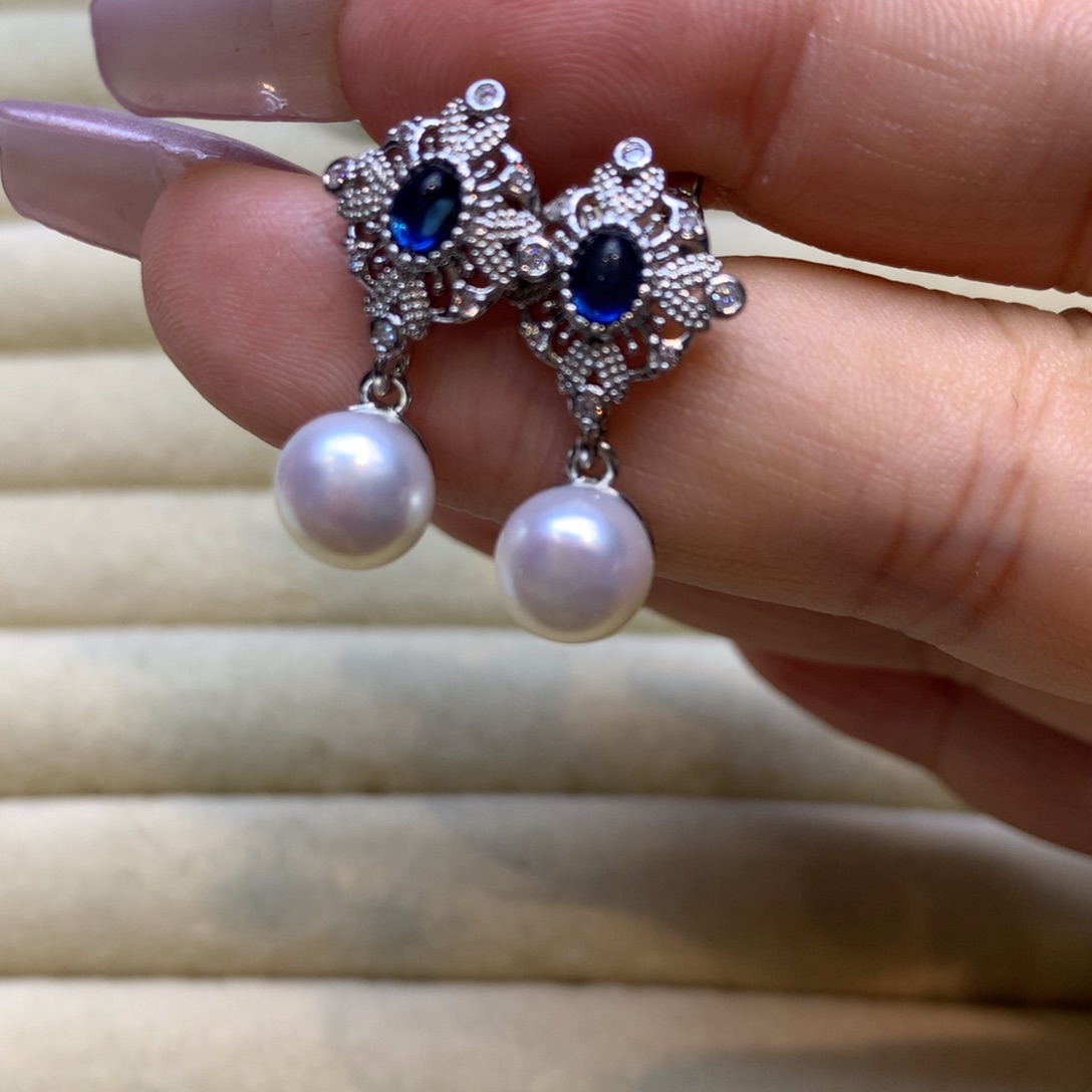 未镶嵌耳饰淡水珍珠