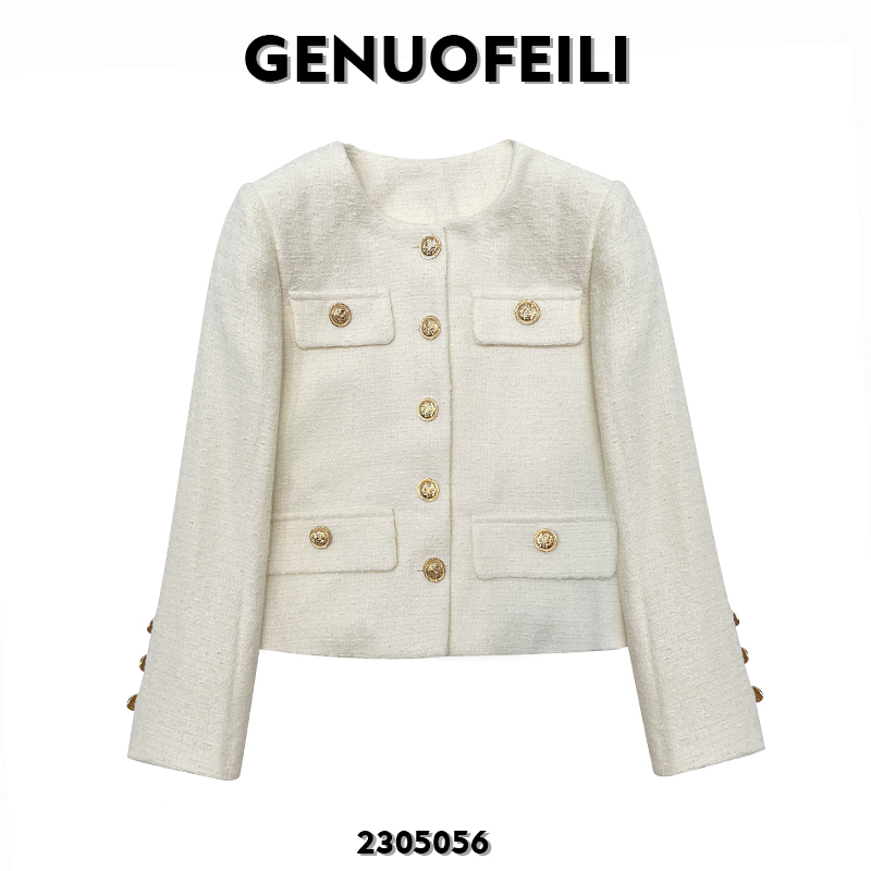 法工时尚气质百搭显瘦小香风外套