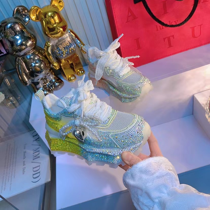 雅雅2025春夏新款厚底女士老爹鞋09-1