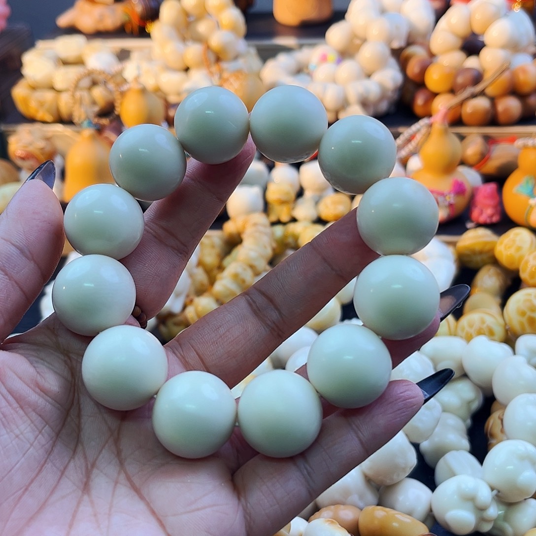 手串菩提根/象牙果圆珠瑕不退换