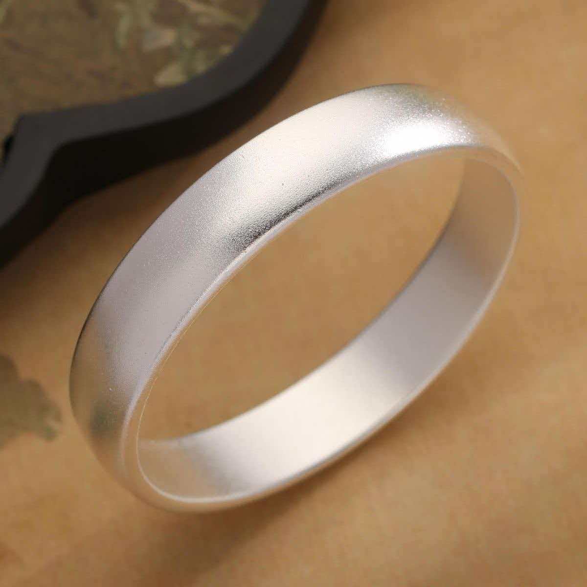  古法磨砂【大轮胎】时尚百搭闭口镯