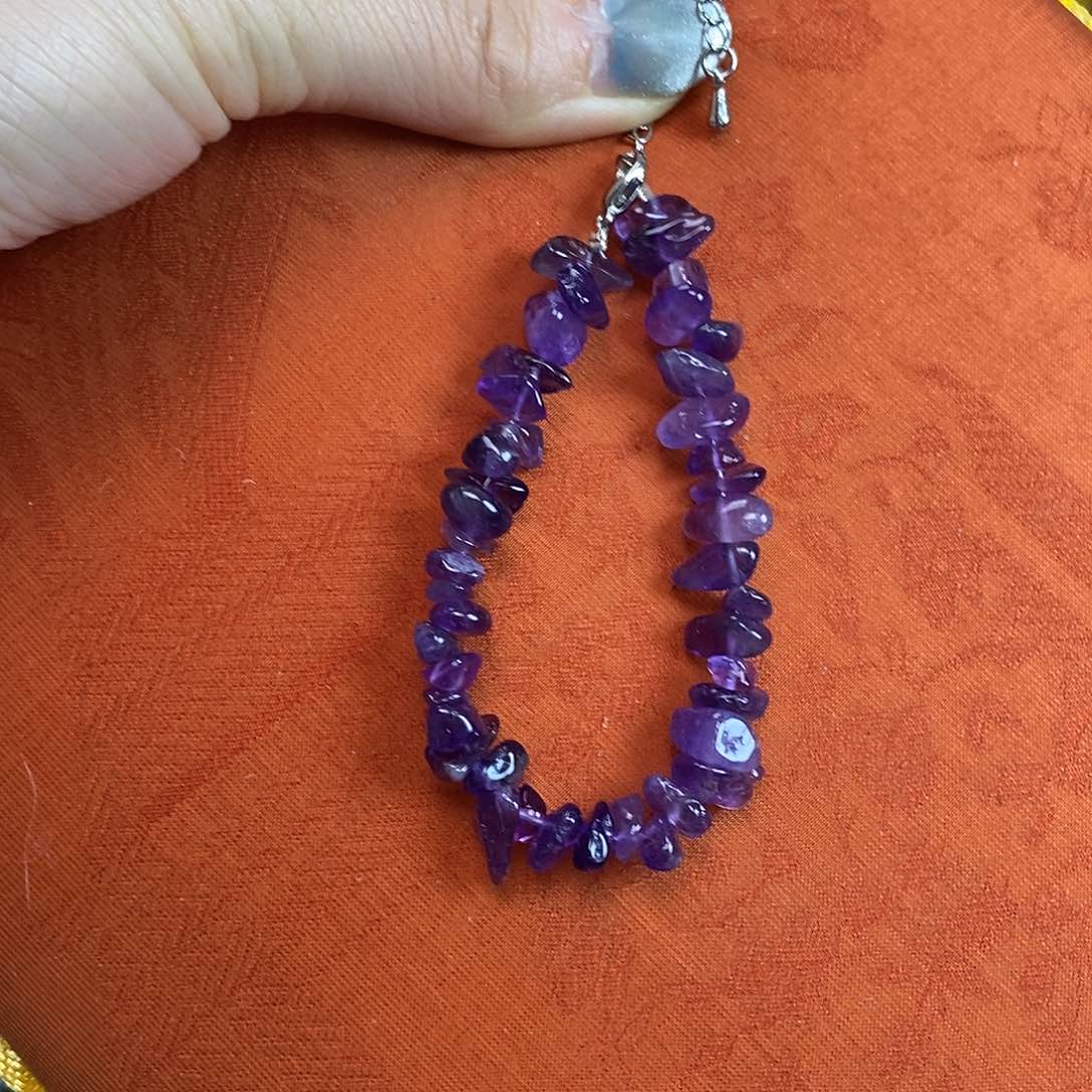 紫晶手绳未镶嵌手串