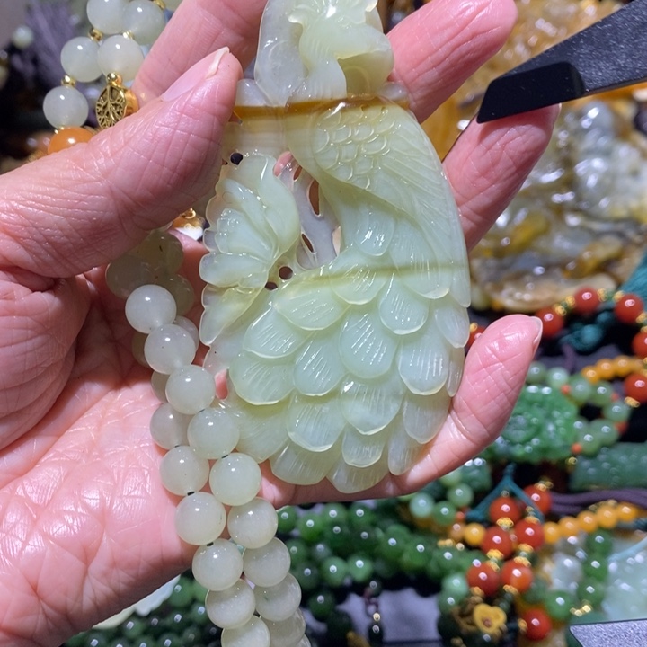 岫玉岫玉吊坠未镶嵌