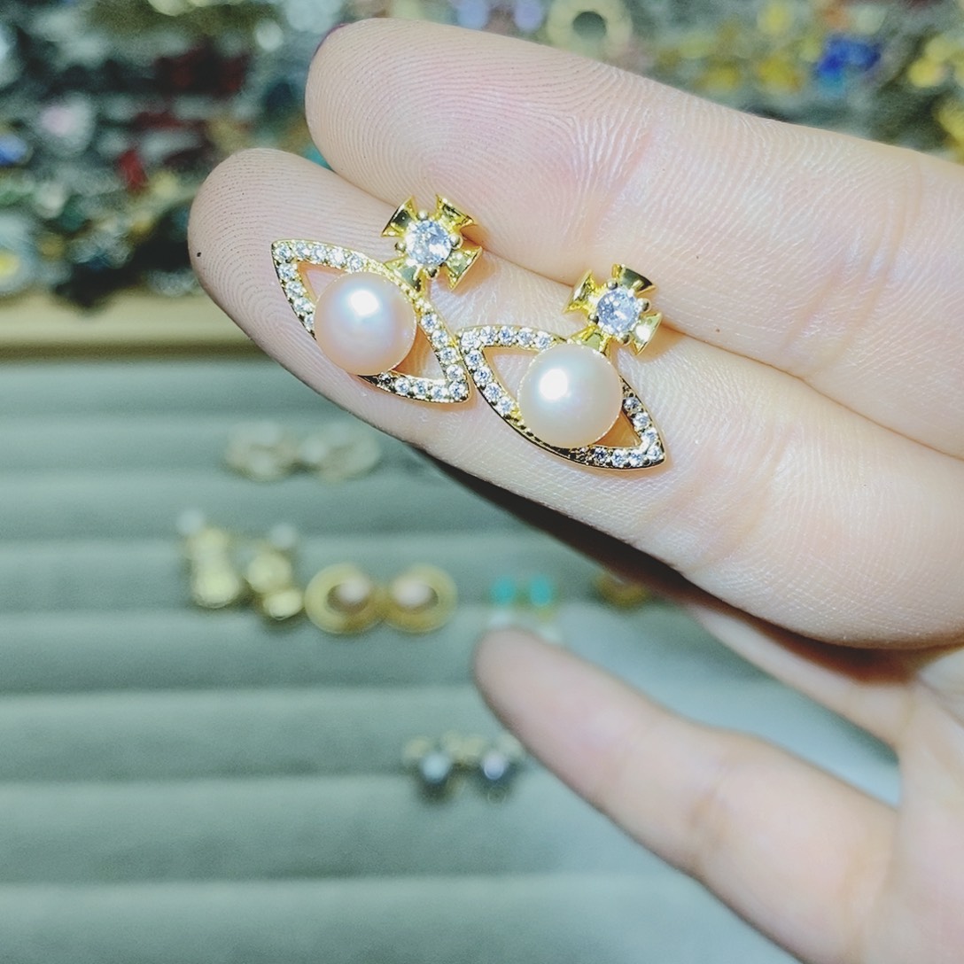 【闪购商品】托帕石耳饰银S925镶嵌