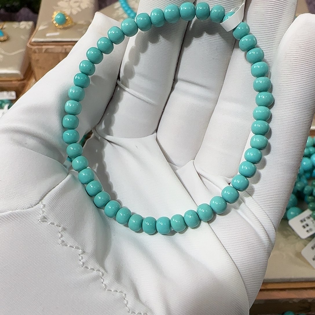 绿松石未镶嵌4mm➕手串