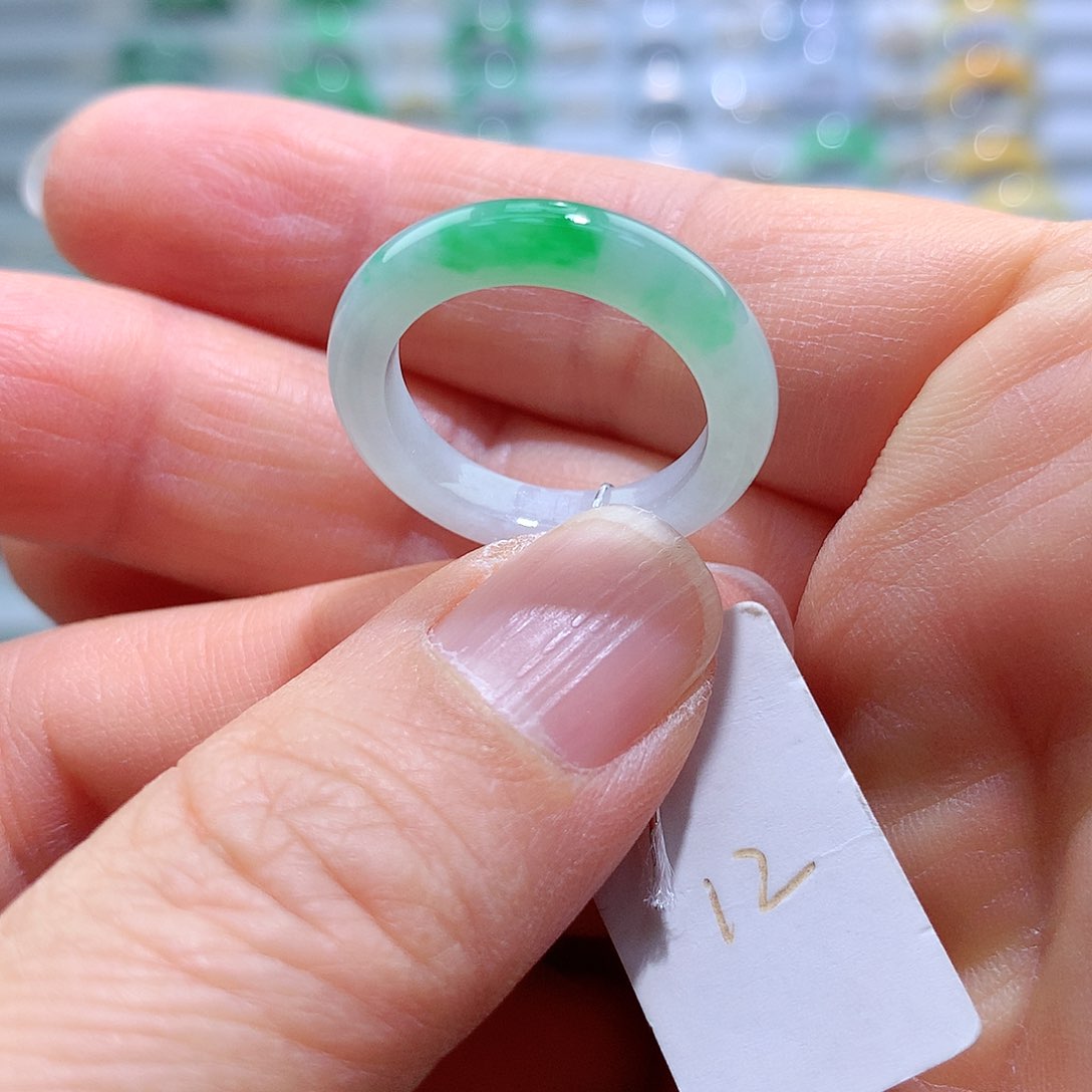 翡翠戒指未镶嵌12号