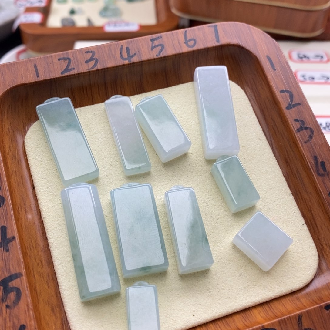 翡翠颈饰未镶嵌无事柱120一个可挑