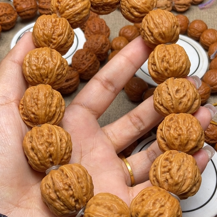 文玩核桃吊坠八棱单圈