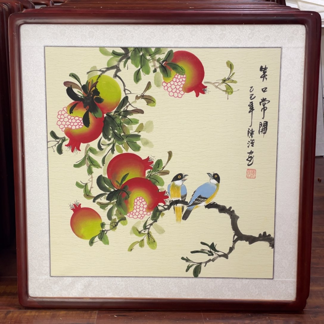 国画带框尺寸63*63厘米
