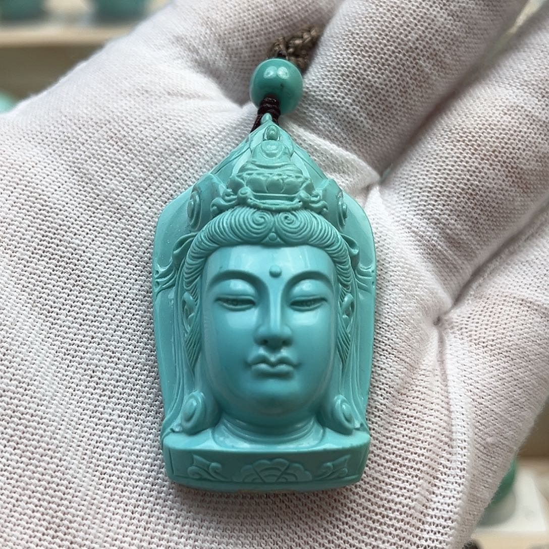 马***上绿松石未镶嵌配饰