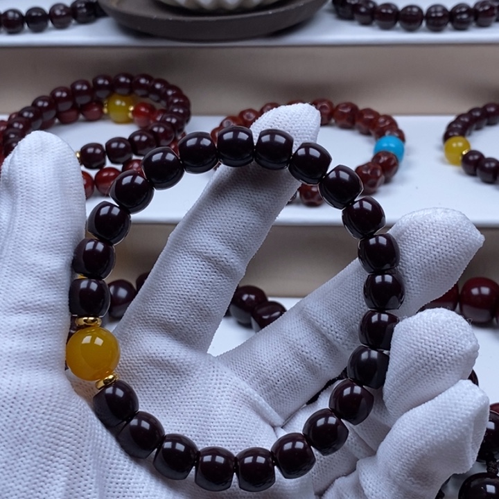 核桃手串/手链自*卷猴头雕刻