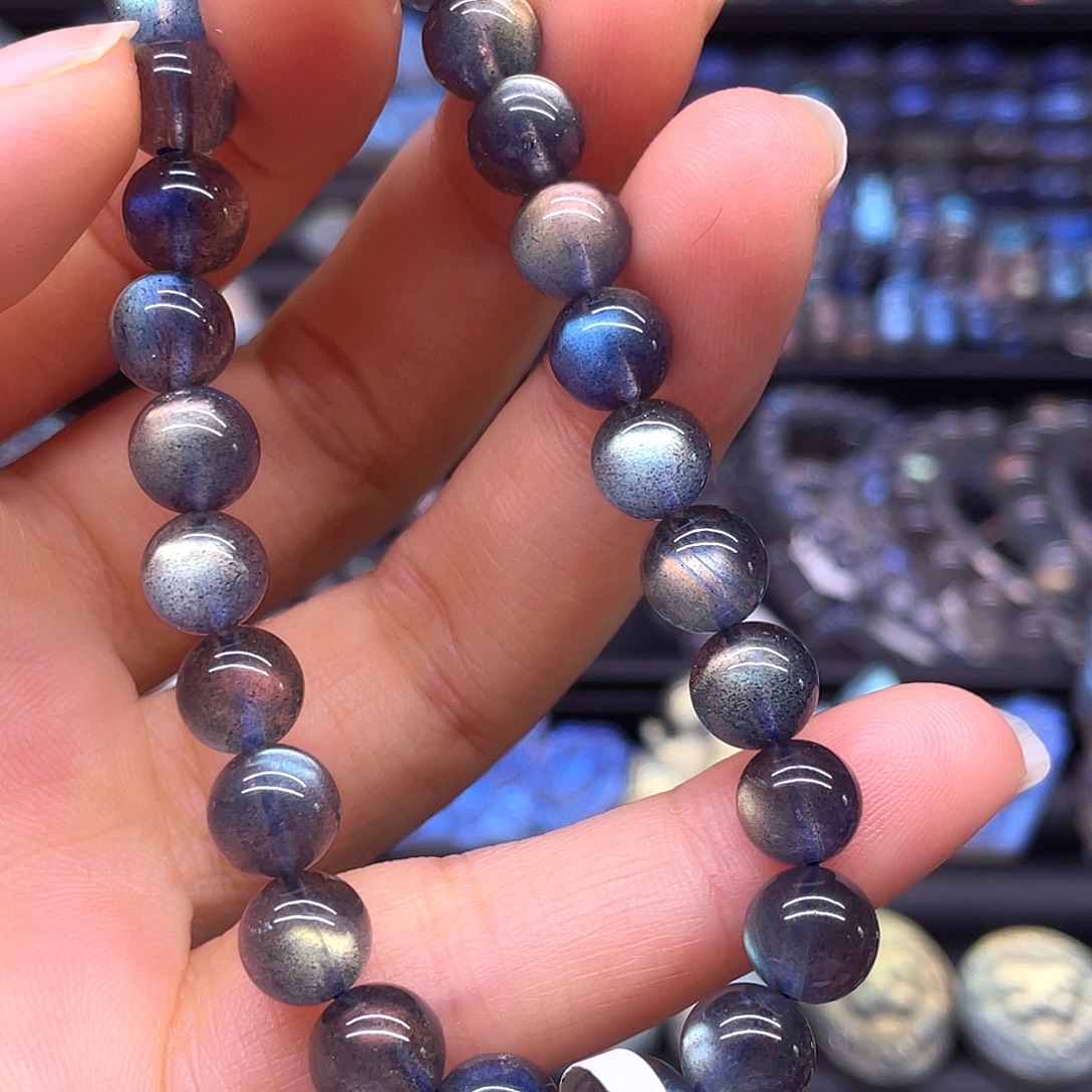 未镶嵌长石手串7.7左右