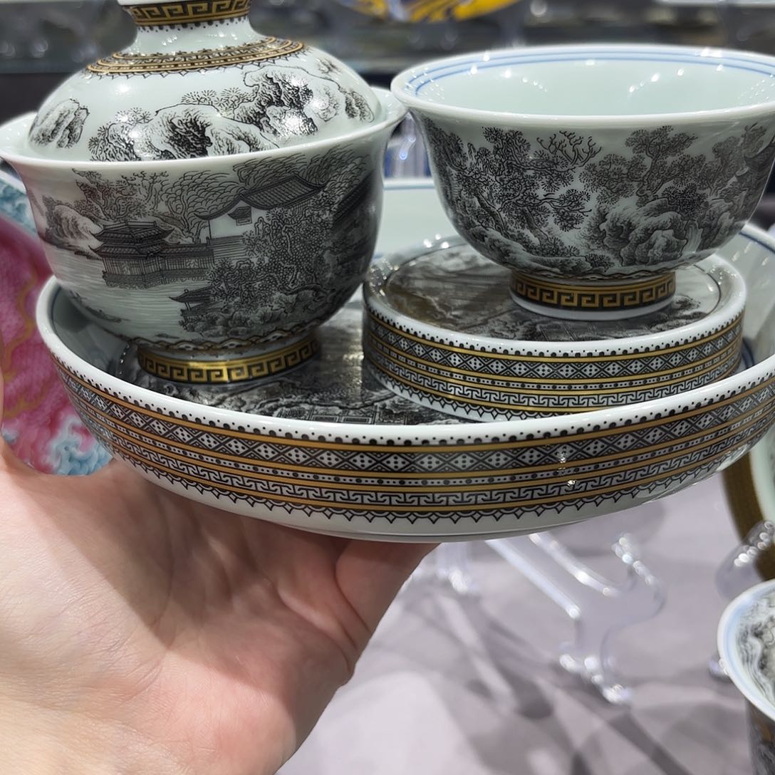 瓷片景德镇瓷器艺术半手