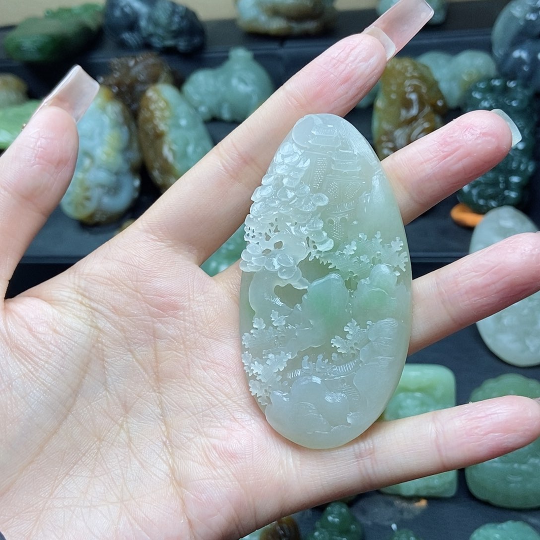 和田玉颈饰未镶嵌