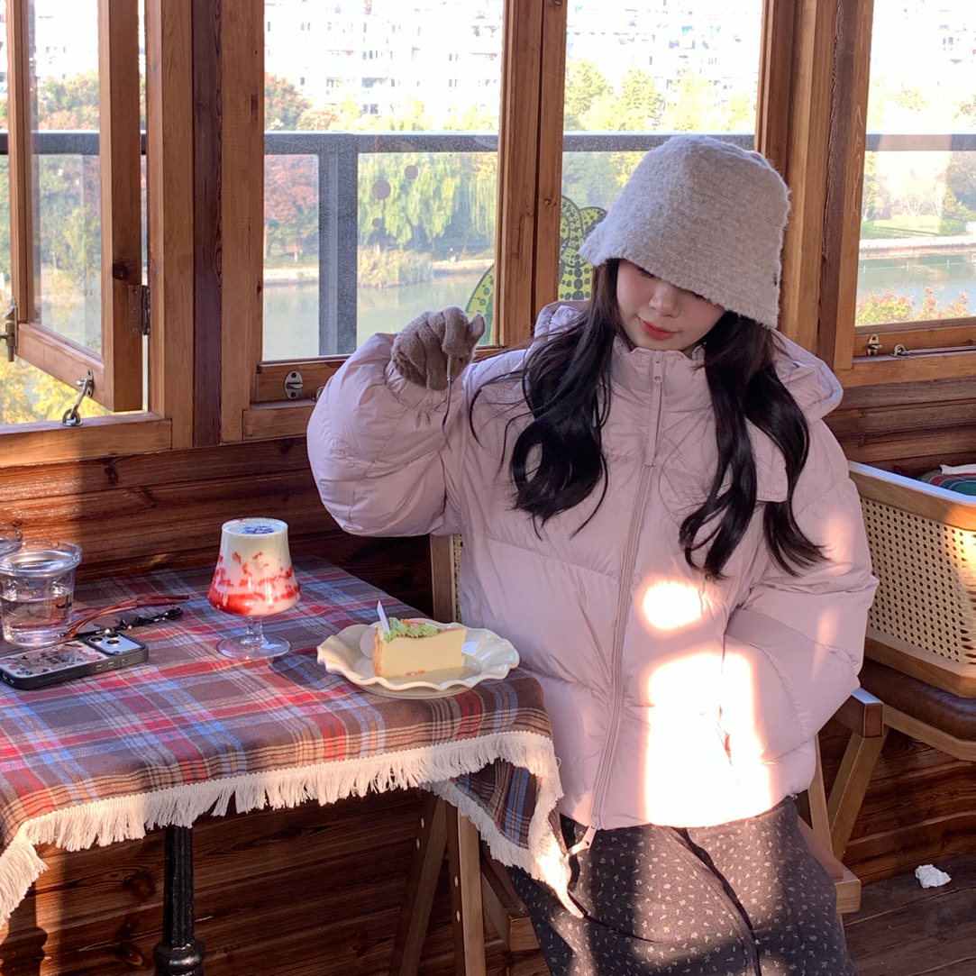 「大昕·蓝铃书签」2025冬季韩系小个子氛围感甜美新款羽绒服