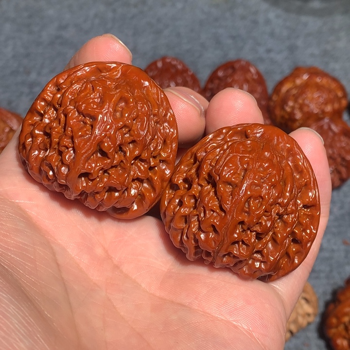 文玩核桃把件欢6南疆石42