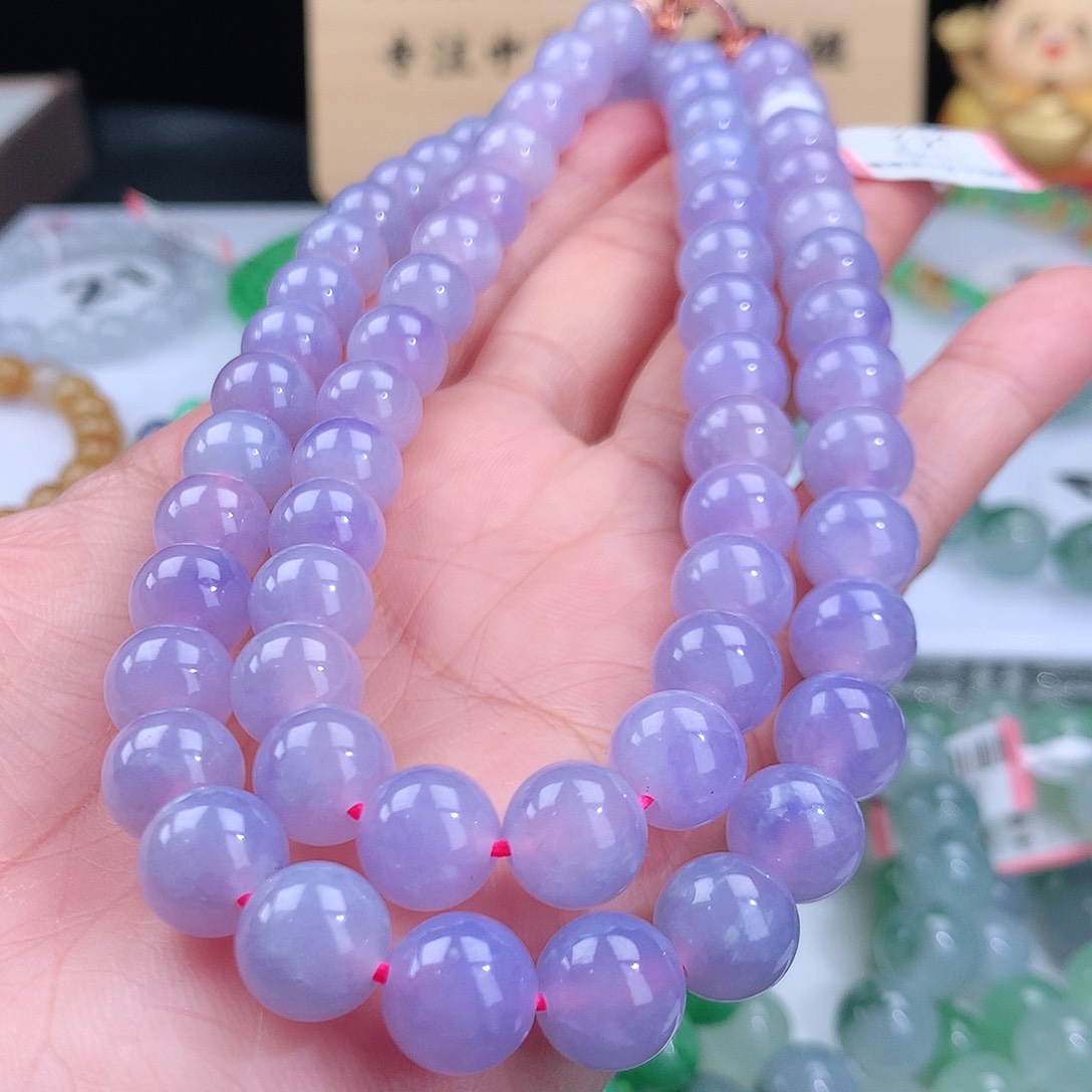 翡翠手链未镶嵌卡10mm