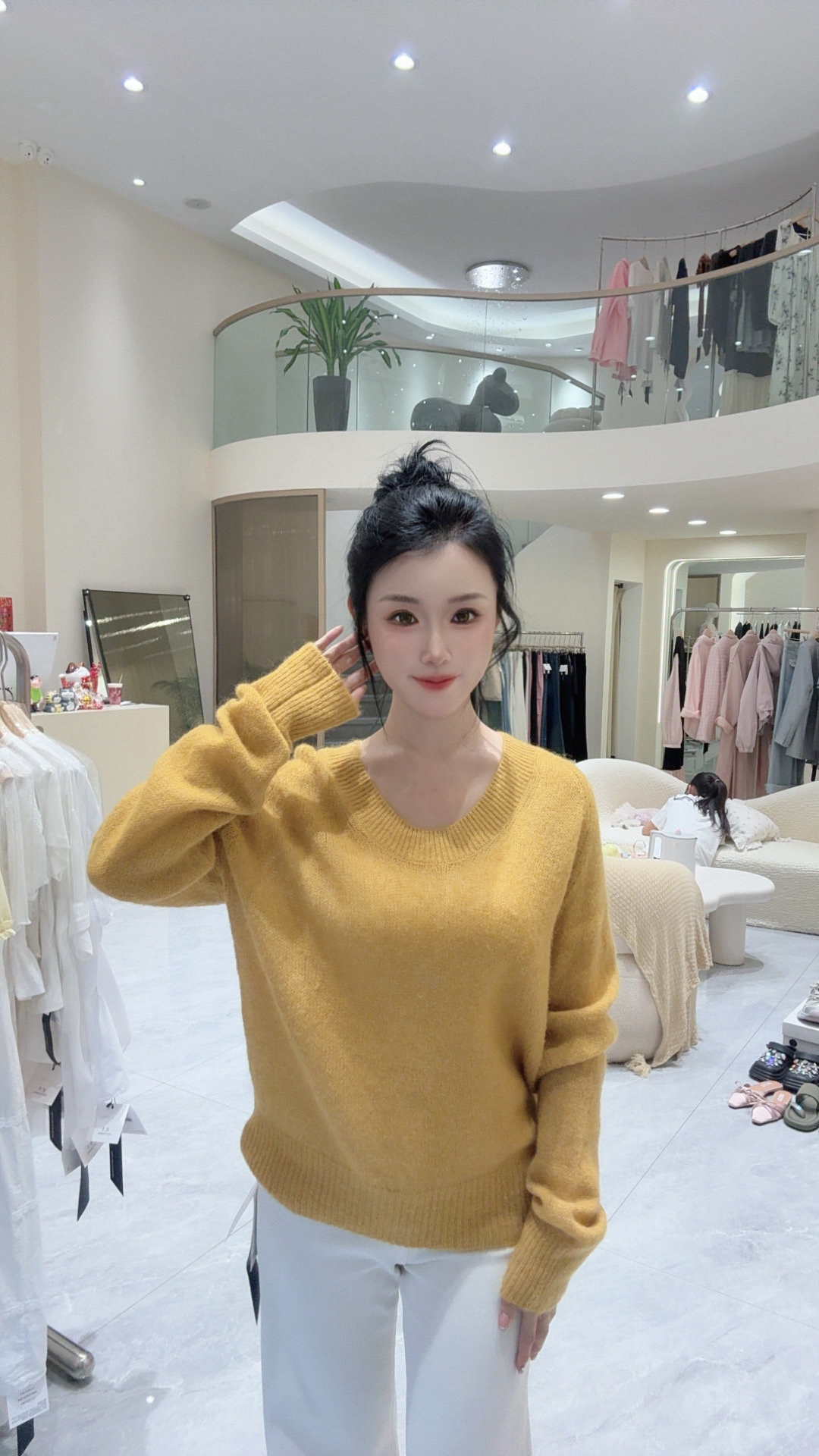 常规款高领针织百搭羊绒衫可机洗女打底衫长袖
