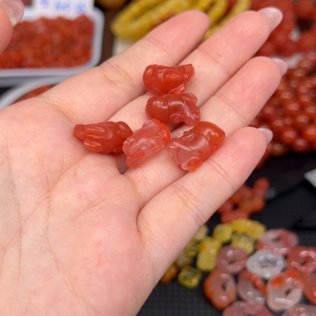 因***你南红玛瑙未镶嵌吊坠(不含链)