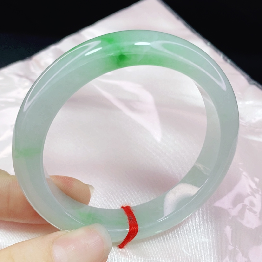 未镶嵌手镯翡翠52.3正圈