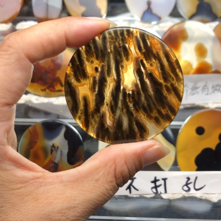 合金玛瑙/玉髓珠宝奇石026有瑕