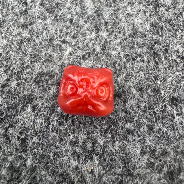 川料 雕刻醒狮直径12  瑞兽 配串完美 颜色漂亮