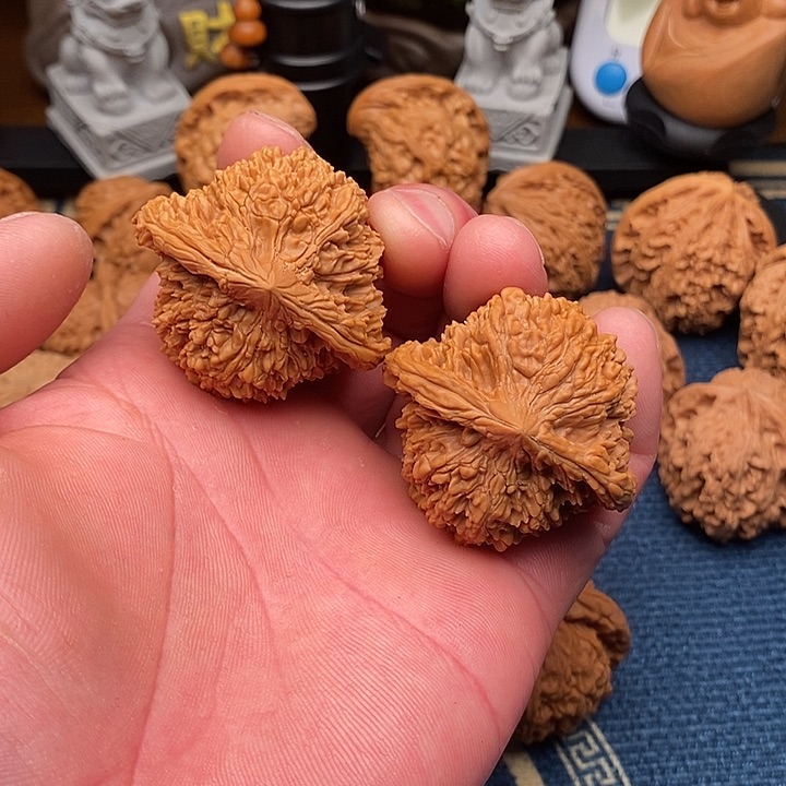 文玩核桃把件满天星43全