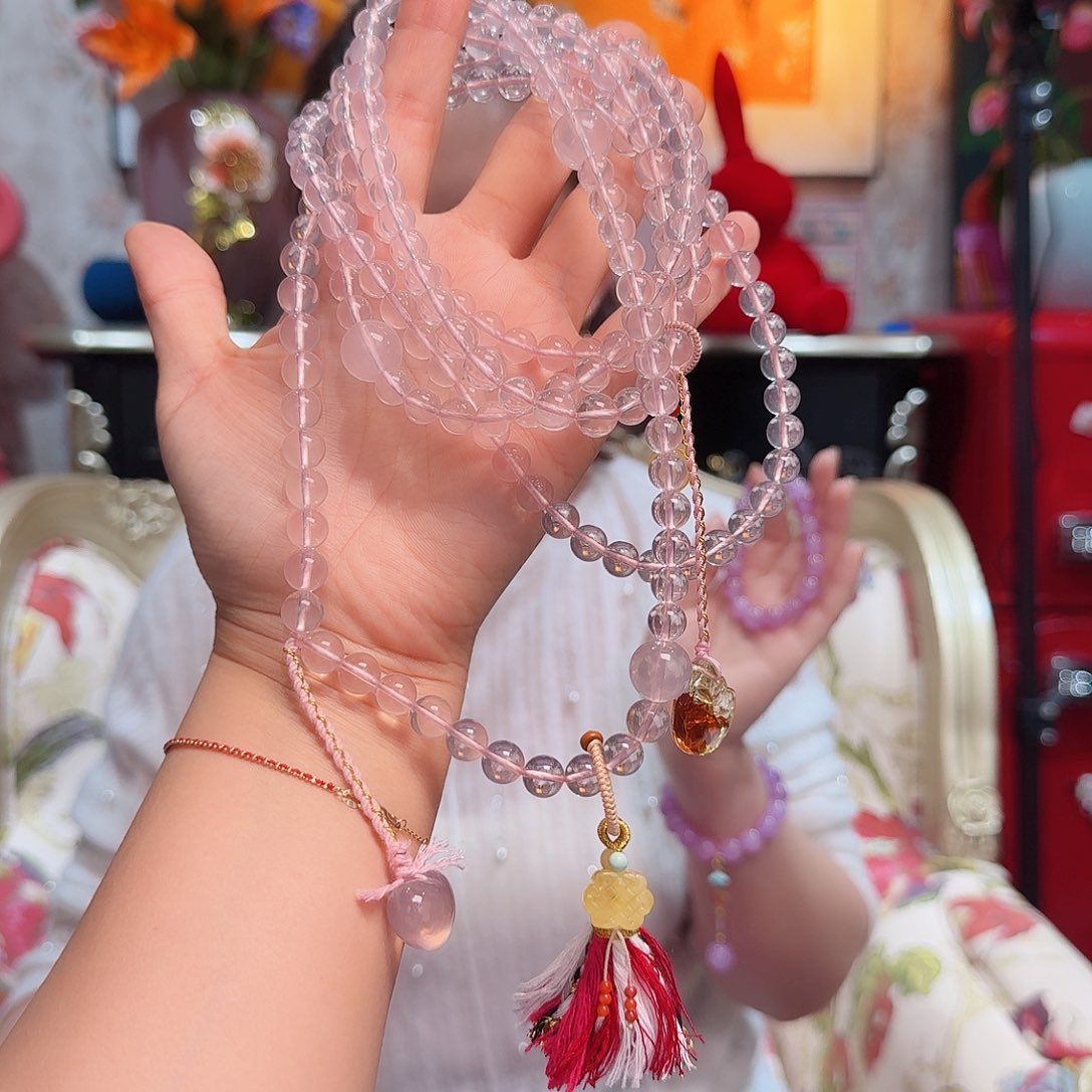 水晶车挂未镶嵌项链