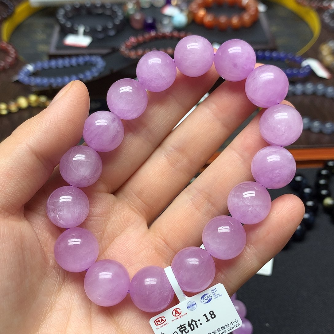 锂辉石手链未镶嵌手链