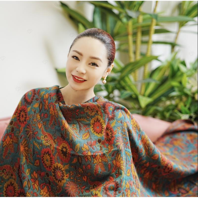 【文迪专属】百搭时尚长巾卡尼围巾披肩 88156