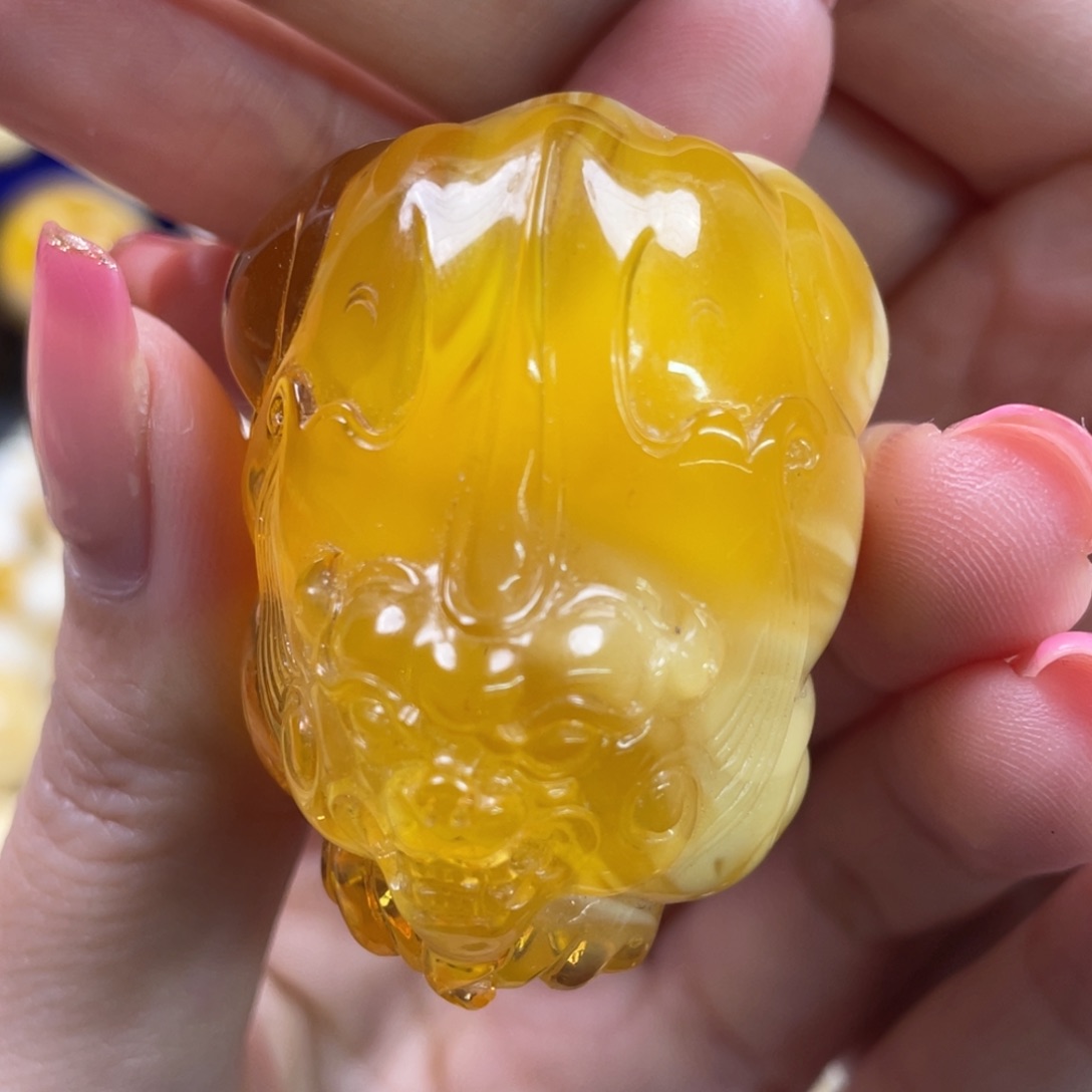 琥珀裸石未镶嵌琥珀蜜蜡