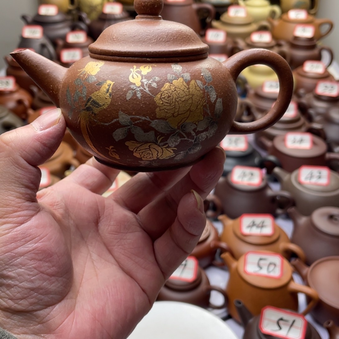 黑***猫紫砂茶壶宜兴紫砂半手工