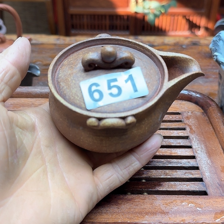 纯手工制作粗陶茶具