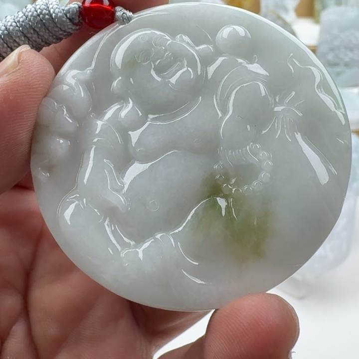 翡翠未镶嵌颈饰天然缅甸A货翡翠