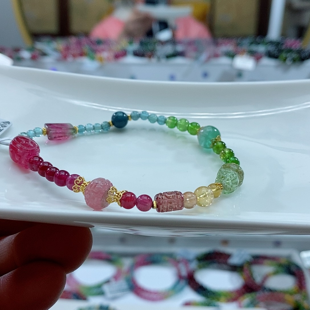 碧玺手链未镶嵌碧玺