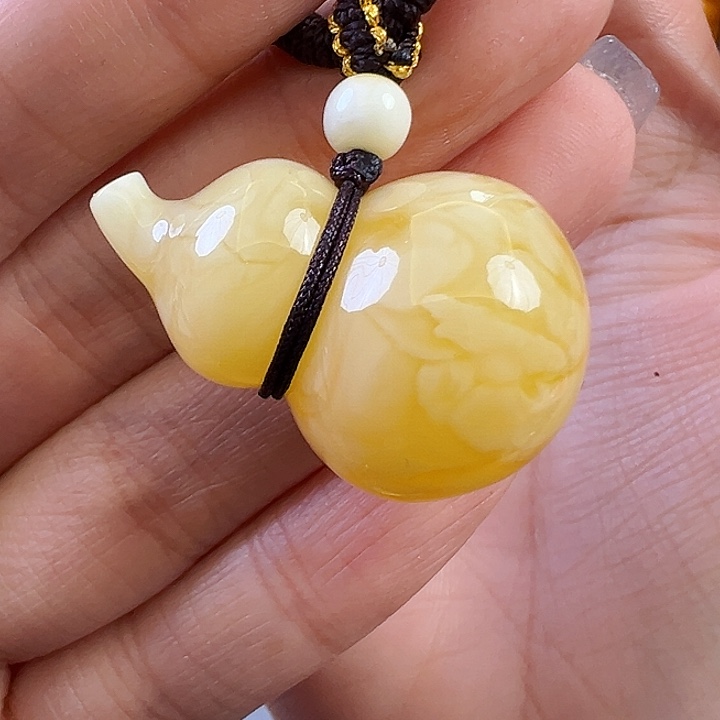 蜜蜡颈饰未镶嵌蜜蜡