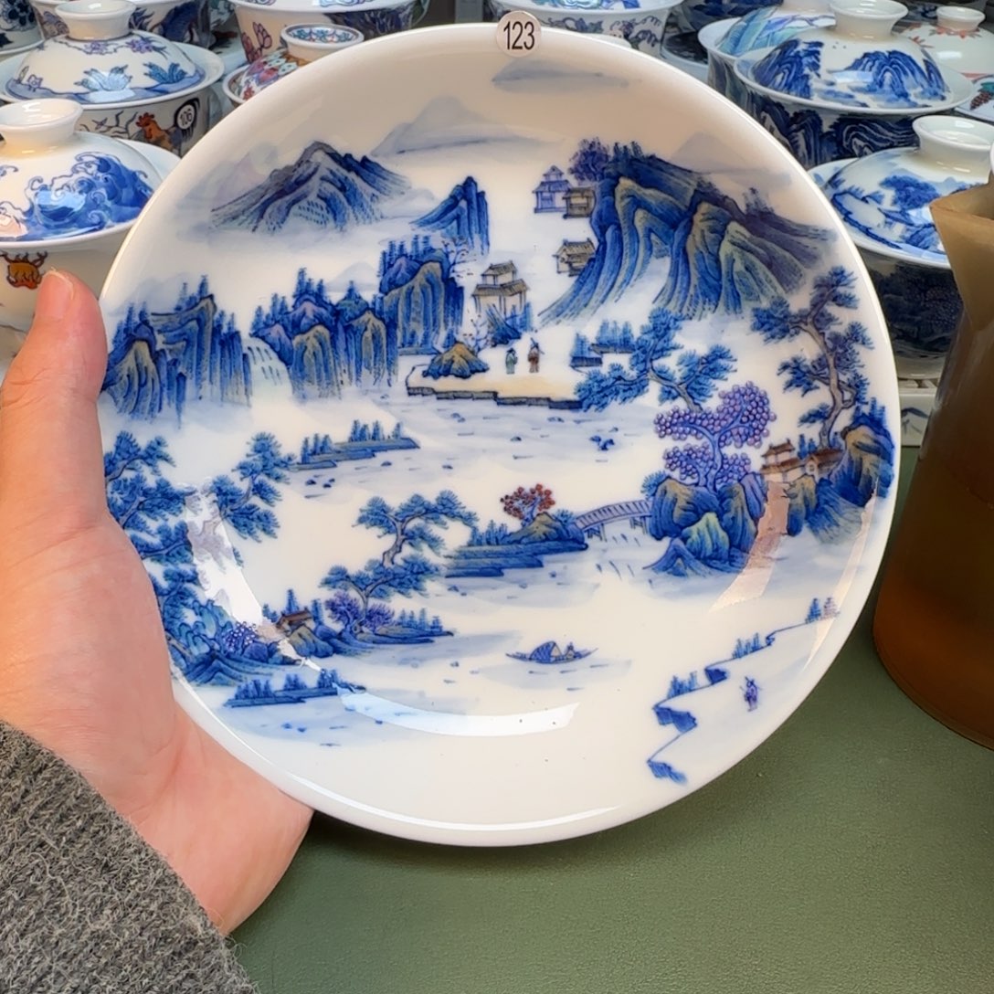 彦祖纯手工手绘茶具123