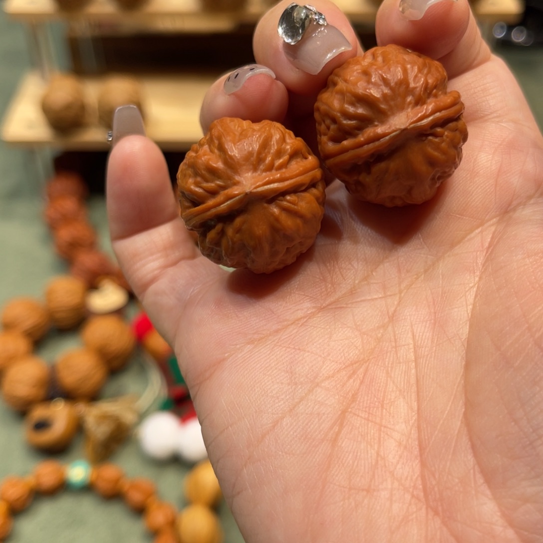 把件文玩核桃橘皮水草八棱