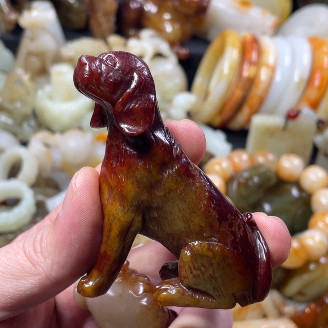 独***身和田玉未镶嵌把件