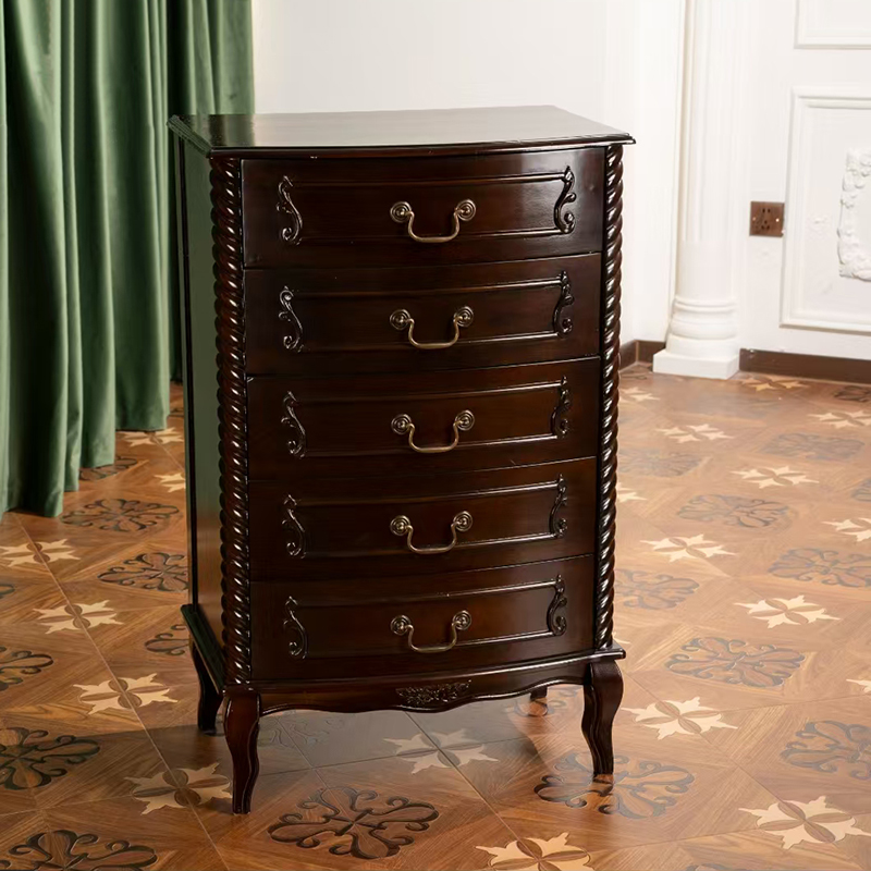 HR108五斗柜北欧卧室储物收纳柜子轻奢客厅五斗橱边柜斗柜