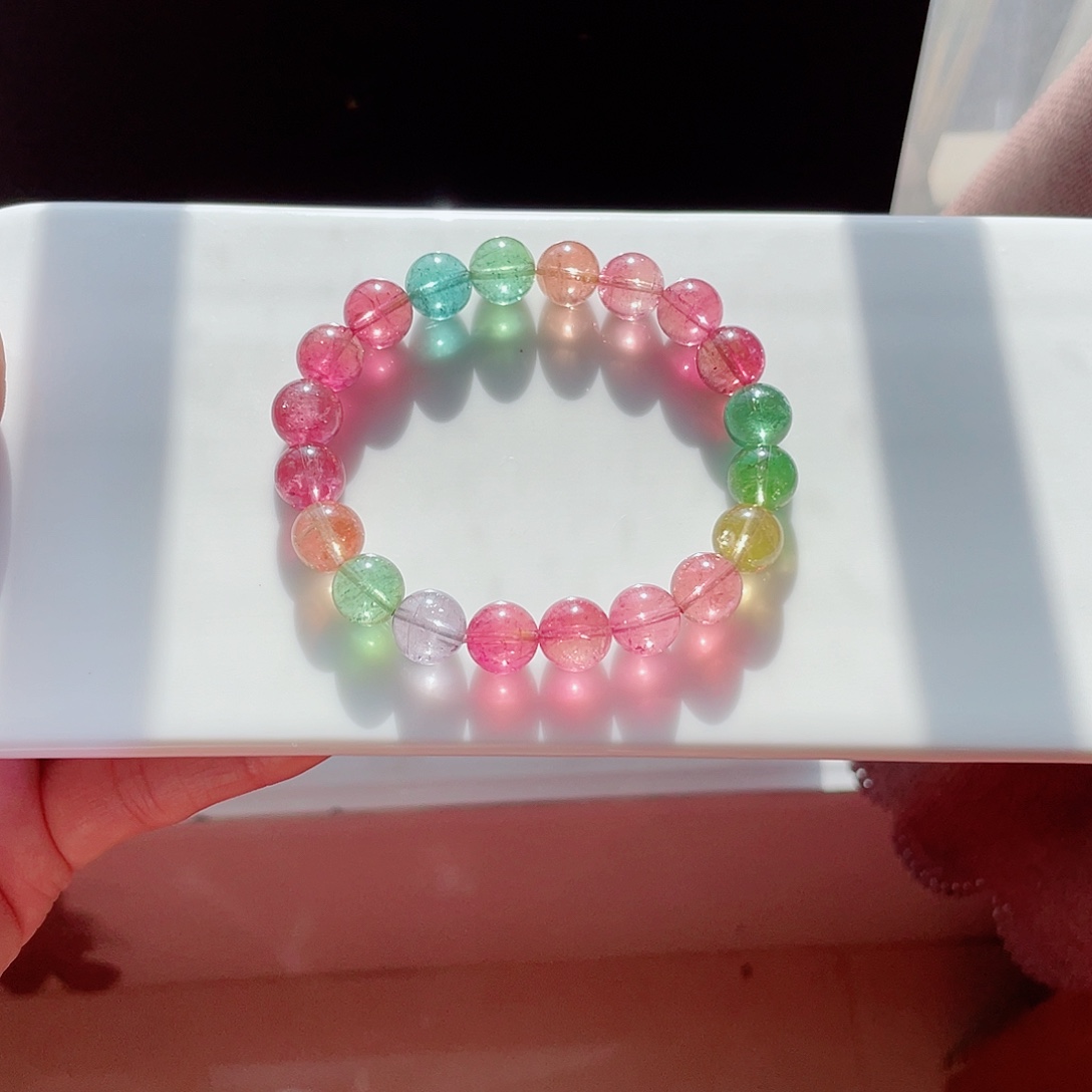 手链碧玺未镶嵌10mm左右