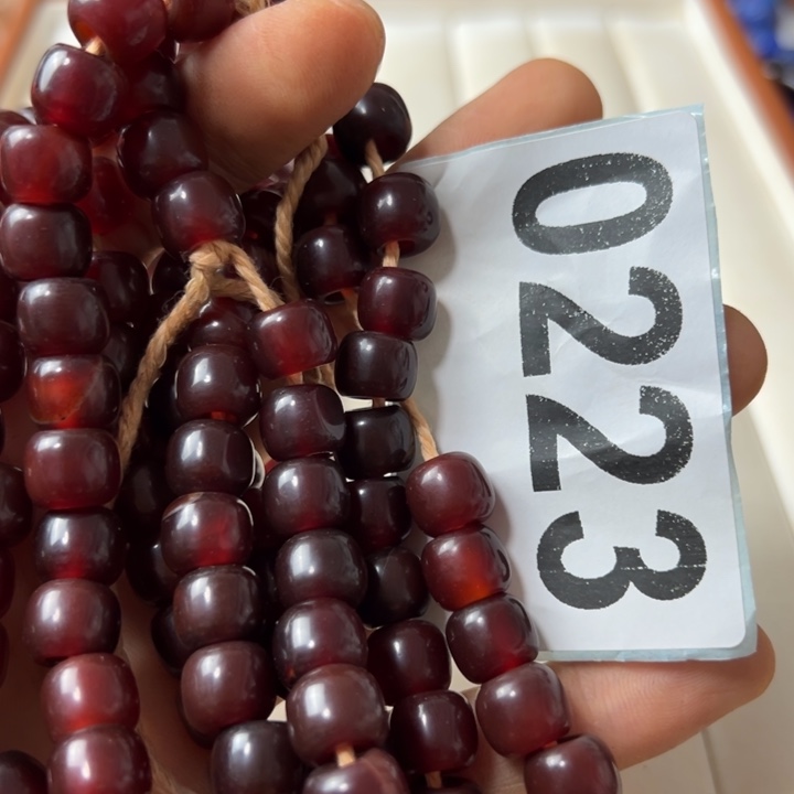 风***漠玛瑙/玉髓颈饰未镶嵌