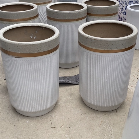 低腰高脚细白绿中号 口25/39