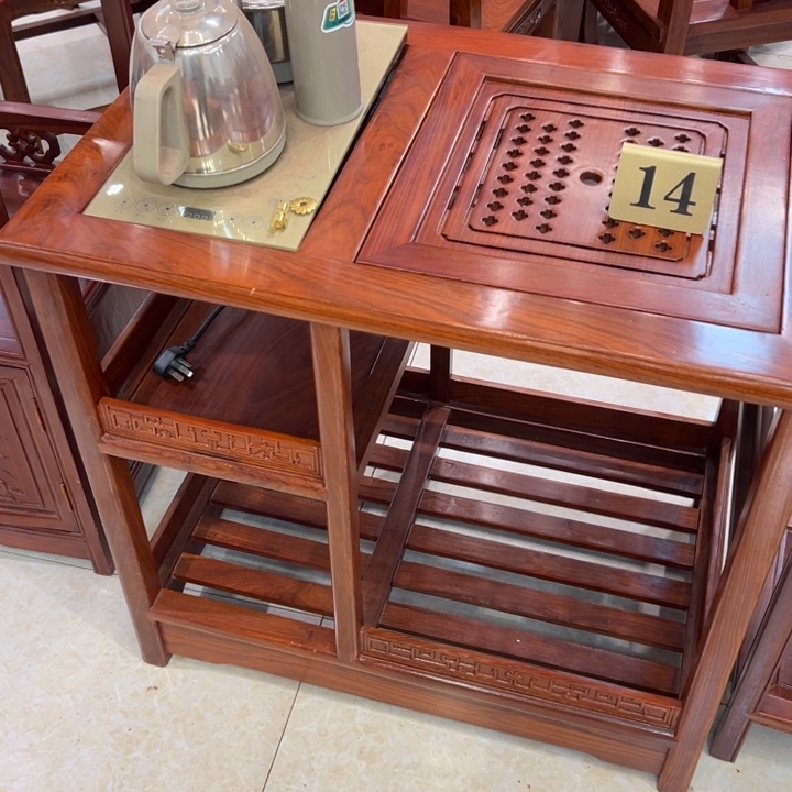 近***丰花梨木类端景台刺猬紫檀全料