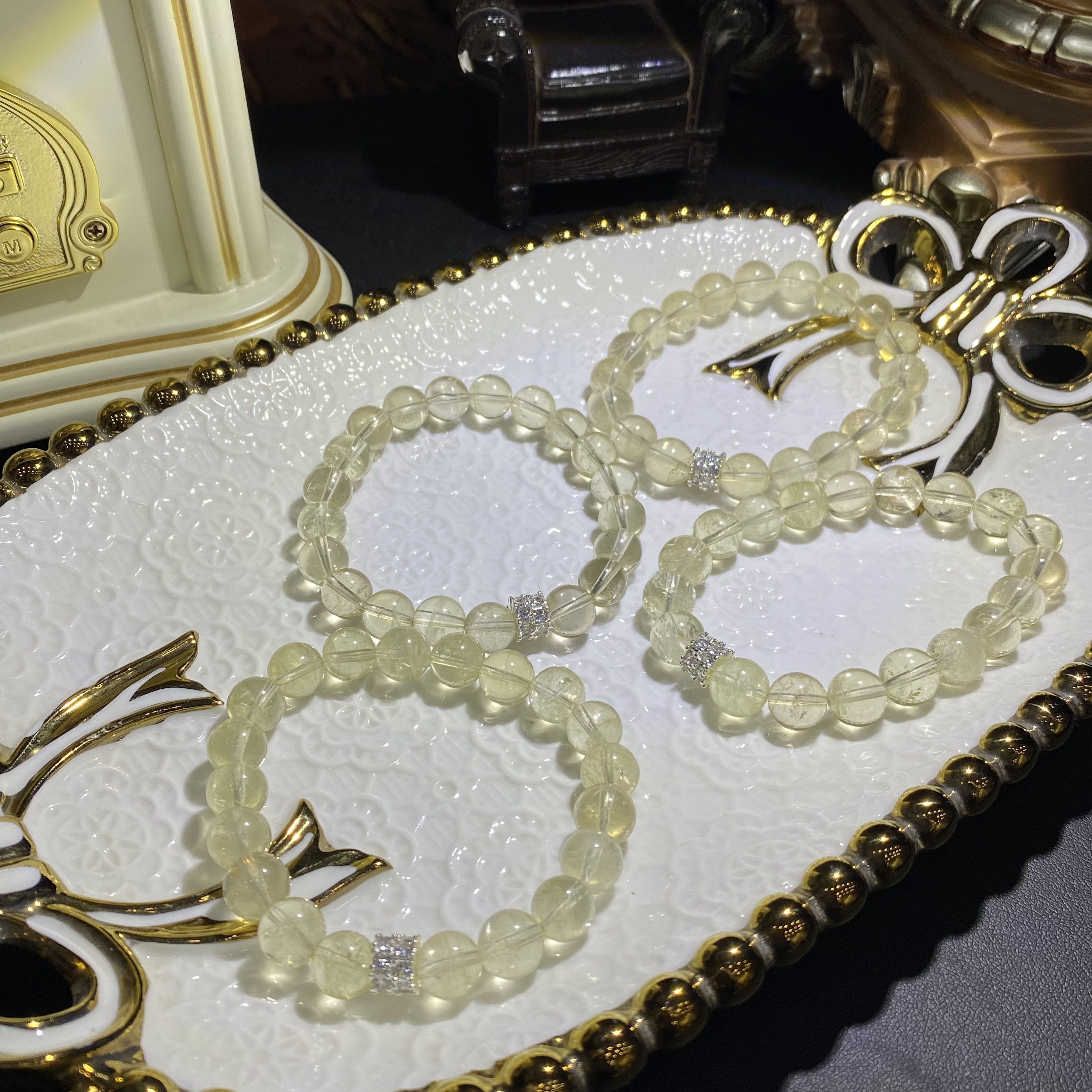 X922-天然黄水晶手串单圈设计款-多样性发其一